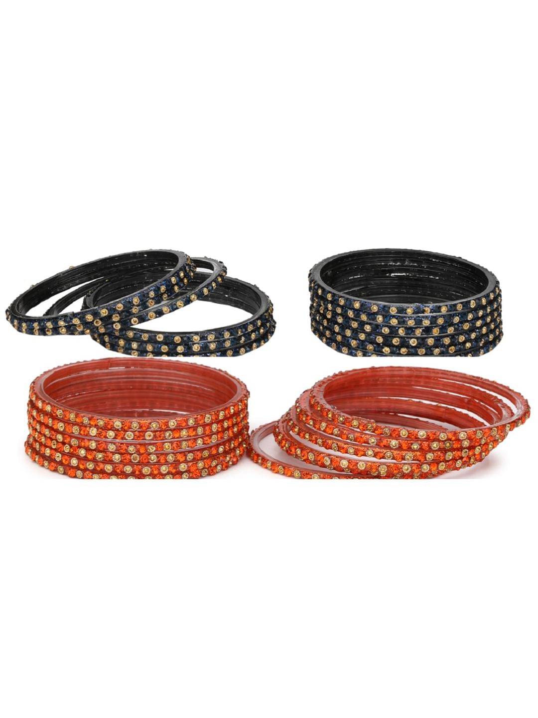     			Somil Multicolor Bangle Set ( Pack of 24 )