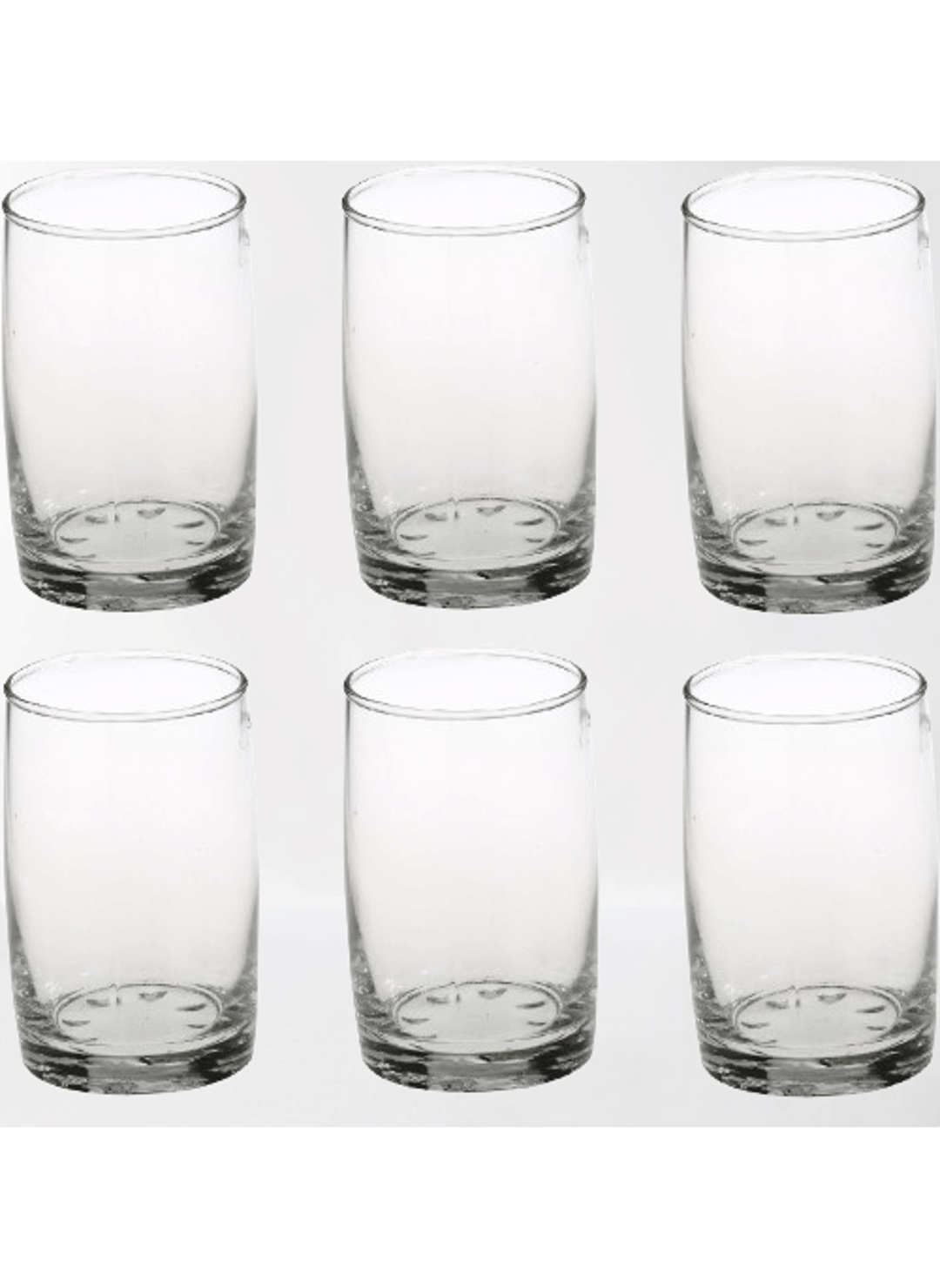     			Somil Party Glass/Beer Mug Glass Plain Water Glass 350 ml ( Pack of 6 ) Transparent