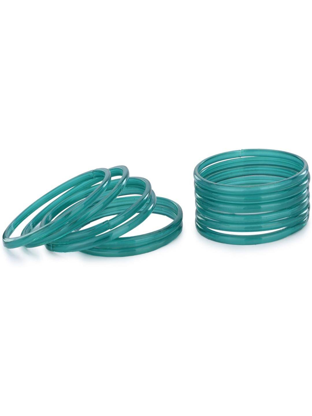 Somil Turquoise Bangle Set ( Pack of 12 ) Somil Turquoise Bangle Set ( Pack of 12 )