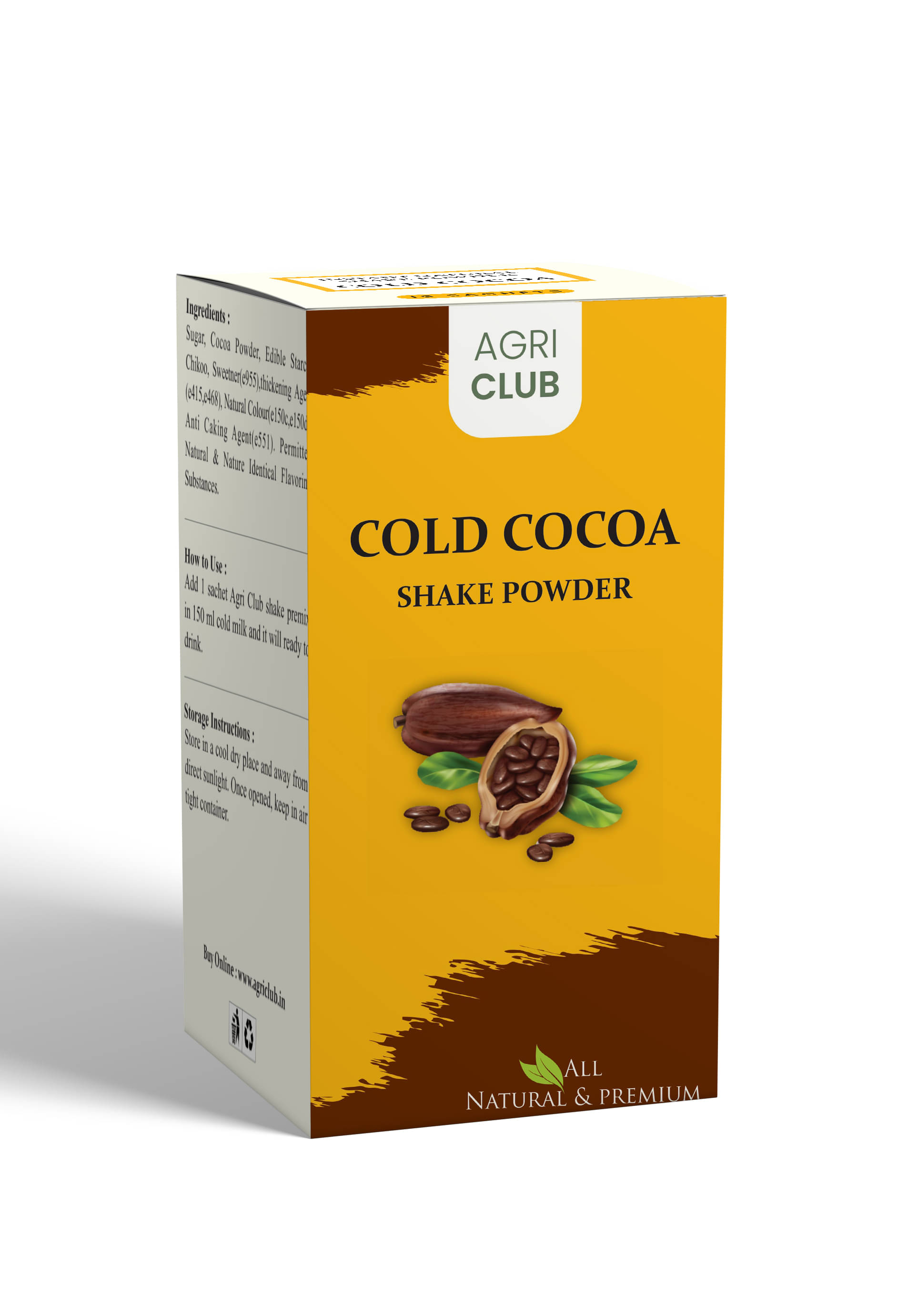     			AGRI CLUB Cold Cocoa Shake 15pcs Instant Mix 225 gm