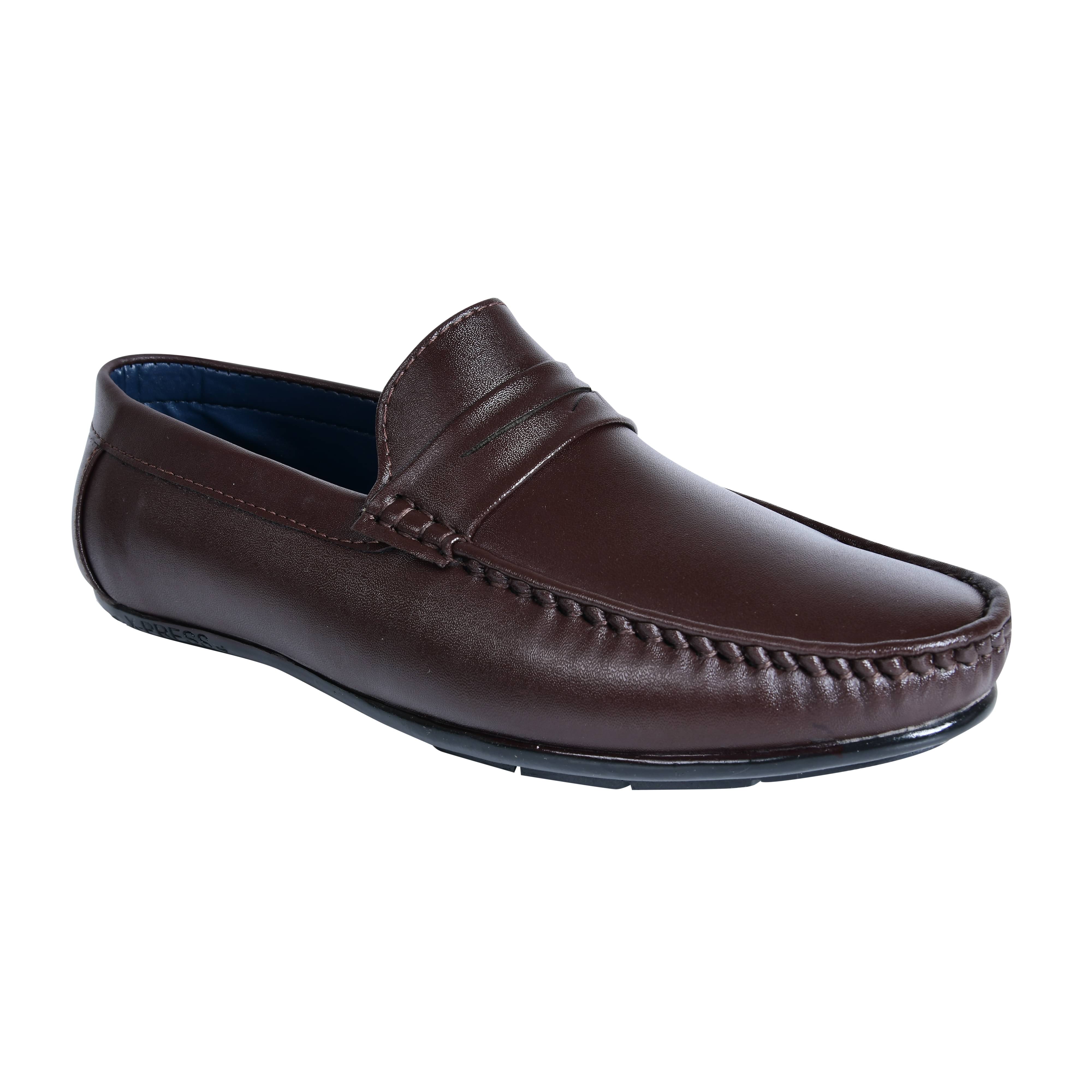     			Action Brown Men's Mocassin Formal Shoes