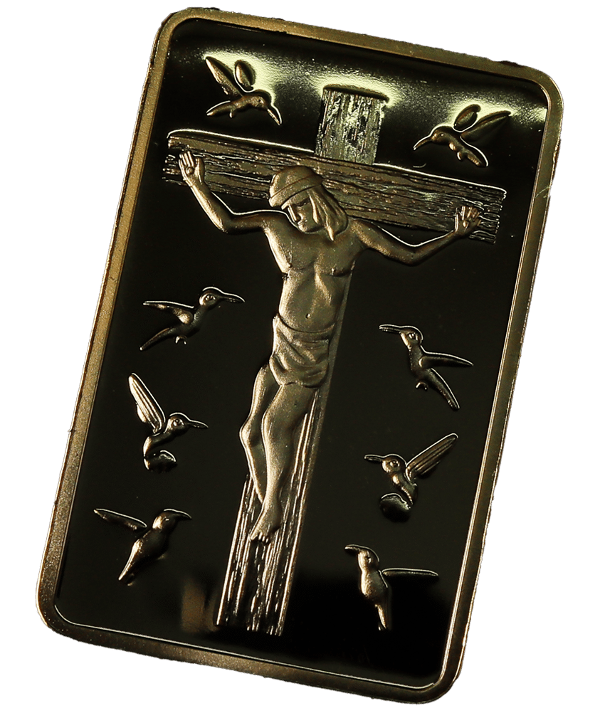 Biblical Collection Ten Commandments on Tablet of Law of Jesus Christ 1 Oz Holy Cross 24kt Gold Plated Bar Coin Souvenir Home Decor Collectible Biblical Collection Ten Commandments on Tablet of Law of Jesus Christ 1 Oz Holy Cross 24kt Gold Plated Bar Coin Souvenir Home Decor Collectible