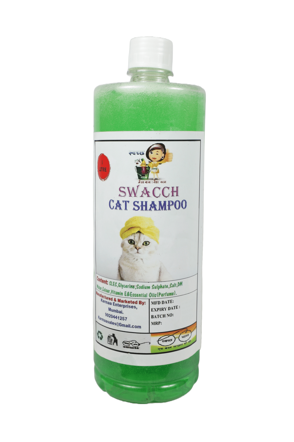 Cat Shampoo (1 Litre) Jasmine Cat Shampoo (1 Litre) Jasmine