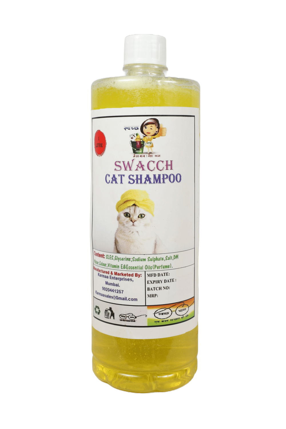     			Cat Shampoo (1 Litre) Lemon