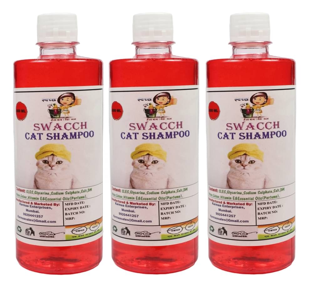 Cat Shampoo (500ml) (Pack of 3) Jasmine Cat Shampoo (500ml) (Pack of 3) Jasmine