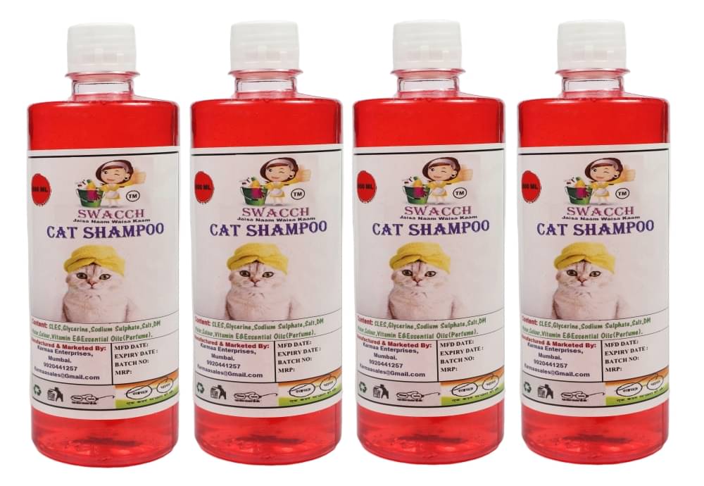 Cat Shampoo (500ml) (Pack of 4) Jasmine Cat Shampoo (500ml) (Pack of 4) Jasmine