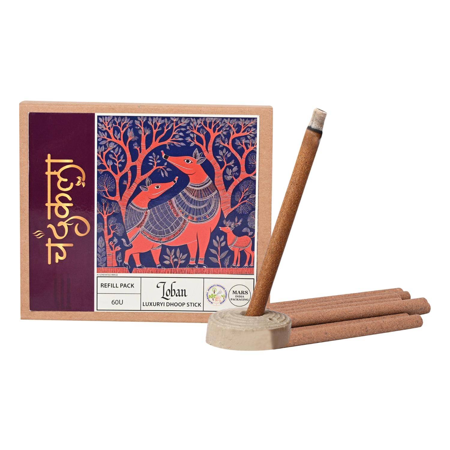 Chandrakala Incense Dhoop Sticks Loban 60 Pieces ( Pack of 1 ) Chandrakala Incense Dhoop Sticks Loban 60 Pieces ( Pack of 1 )