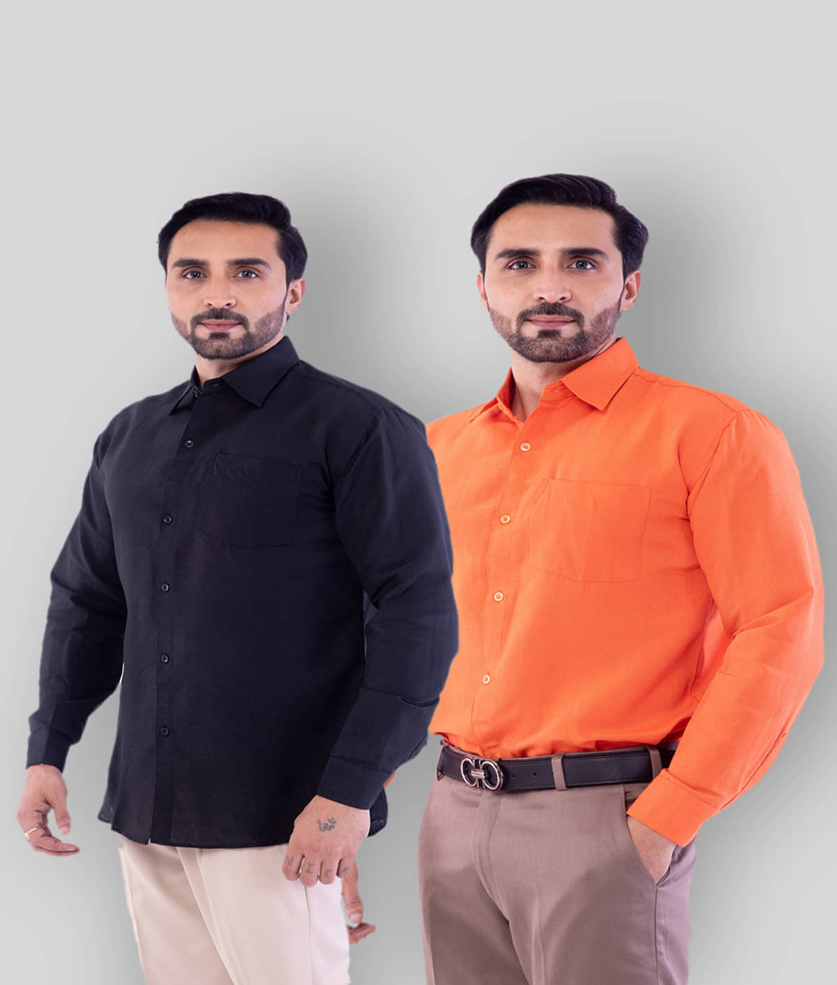 DESHBANDHU DBK - Multicolor Cotton Regular Fit Men's Casual Shirt (Pack of 2 )