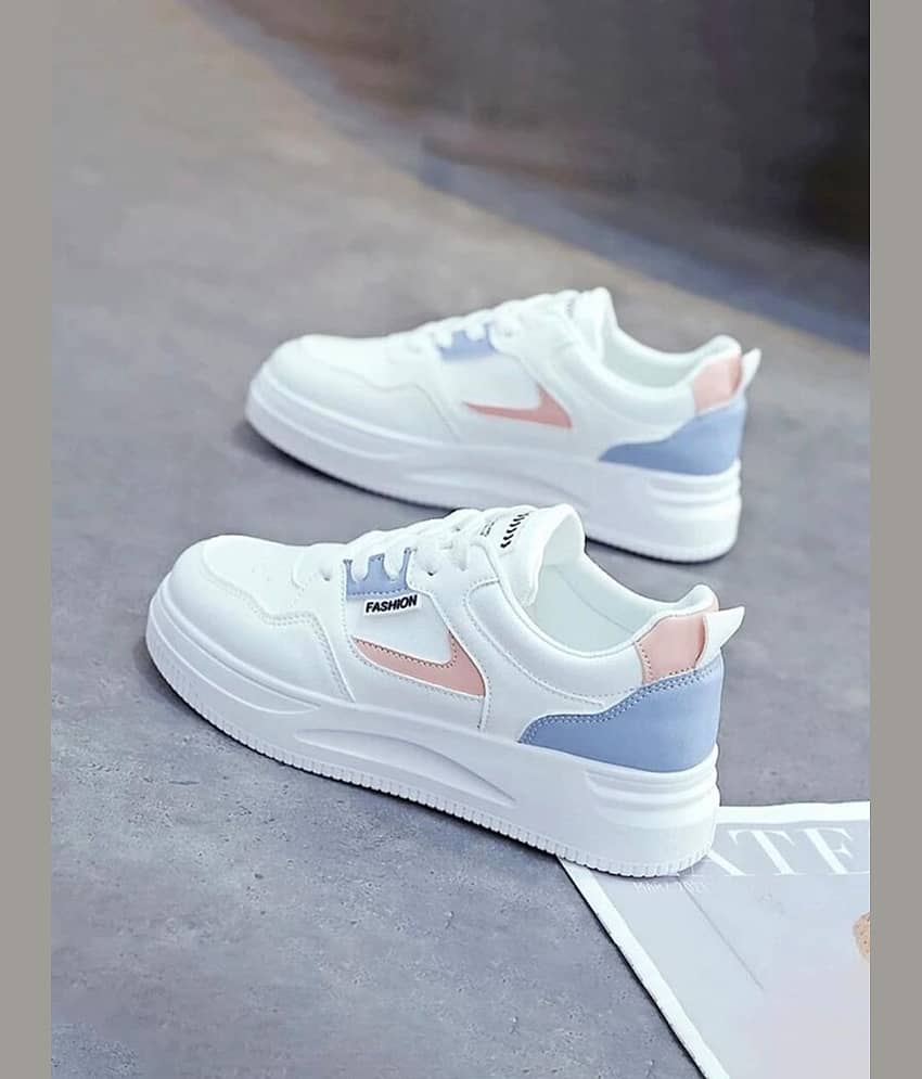 Vendoz White Women's Sneakers