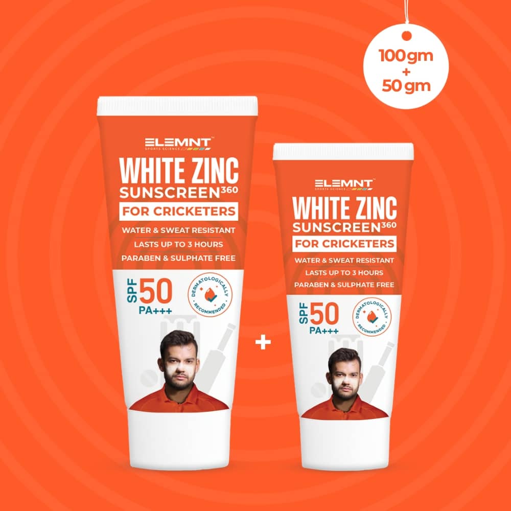 Elemnt Sports Science SPF 50 Sunscreen Cream For All Skin Type ( Pack of 2 )