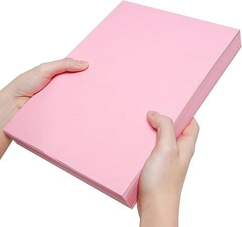     			FREEDY A4 Color Paper 100 Sheets (Baby Pink) Premium Colour  Pack for Copy Printing, DIY Art & Craft, Projects, Decoration, Other Office Printing