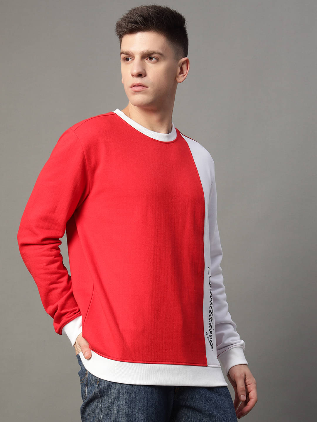 GET GOLF Fleece Round Neck Men's Sweatshirt - Red ( Pack of 1 )     			GET GOLF Fleece Round Neck Men's Sweatshirt - Red ( Pack of 1 )