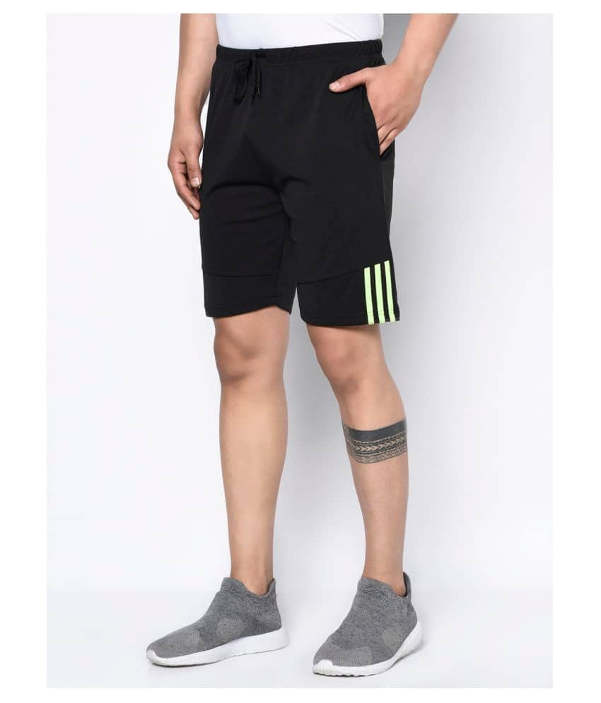 Glito - Black Polyester Men's Shorts ( Pack of 1 ) - Shorts | Buy online on ZillyBuy