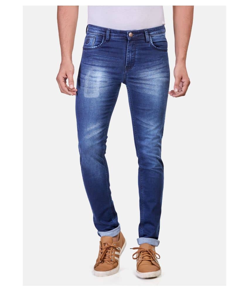 HJ HASASI Dark Blue Regular Fit Jeans - Jeans | Buy online on ZillyBuy