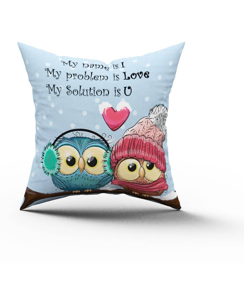 Ros - Multicolor Polyester Gifting Printed Cushion