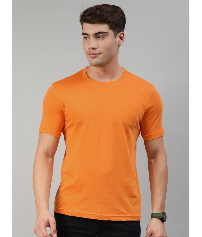 Huetrap Pack of 1 Cotton Regular Fit Men's T-Shirt ( Purple )