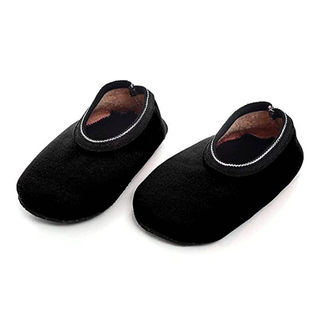     			Infispace Pack of 1 Women's Microfibre Anti-Skid ( Black )