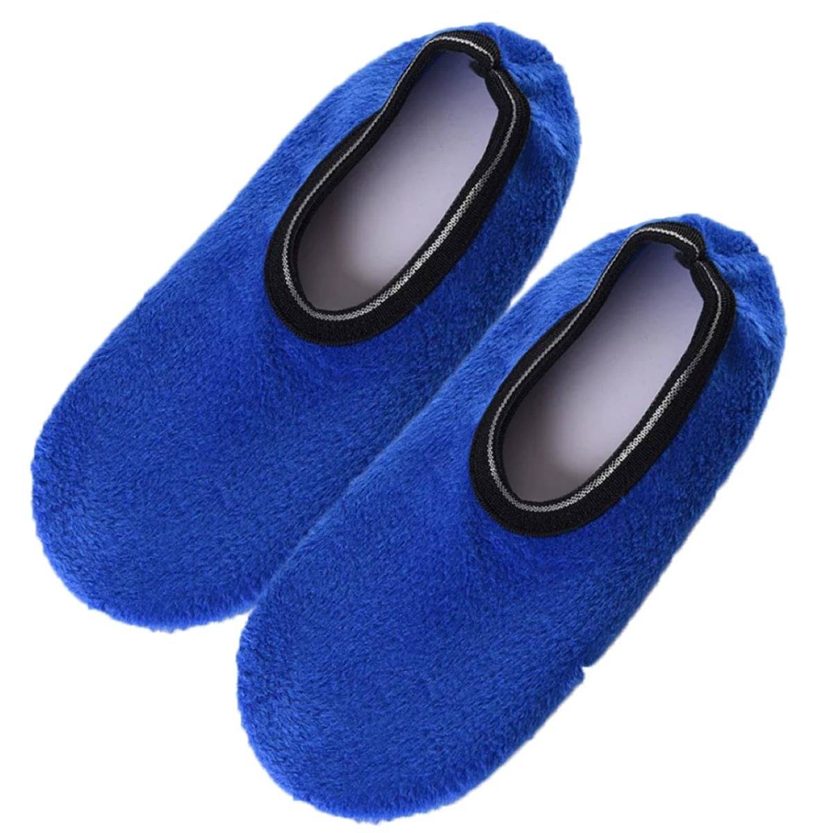Infispace Pack of 1 Women's Microfibre Anti-Skid ( Blue ) Infispace Pack of 1 Women's Microfibre Anti-Skid ( Blue )