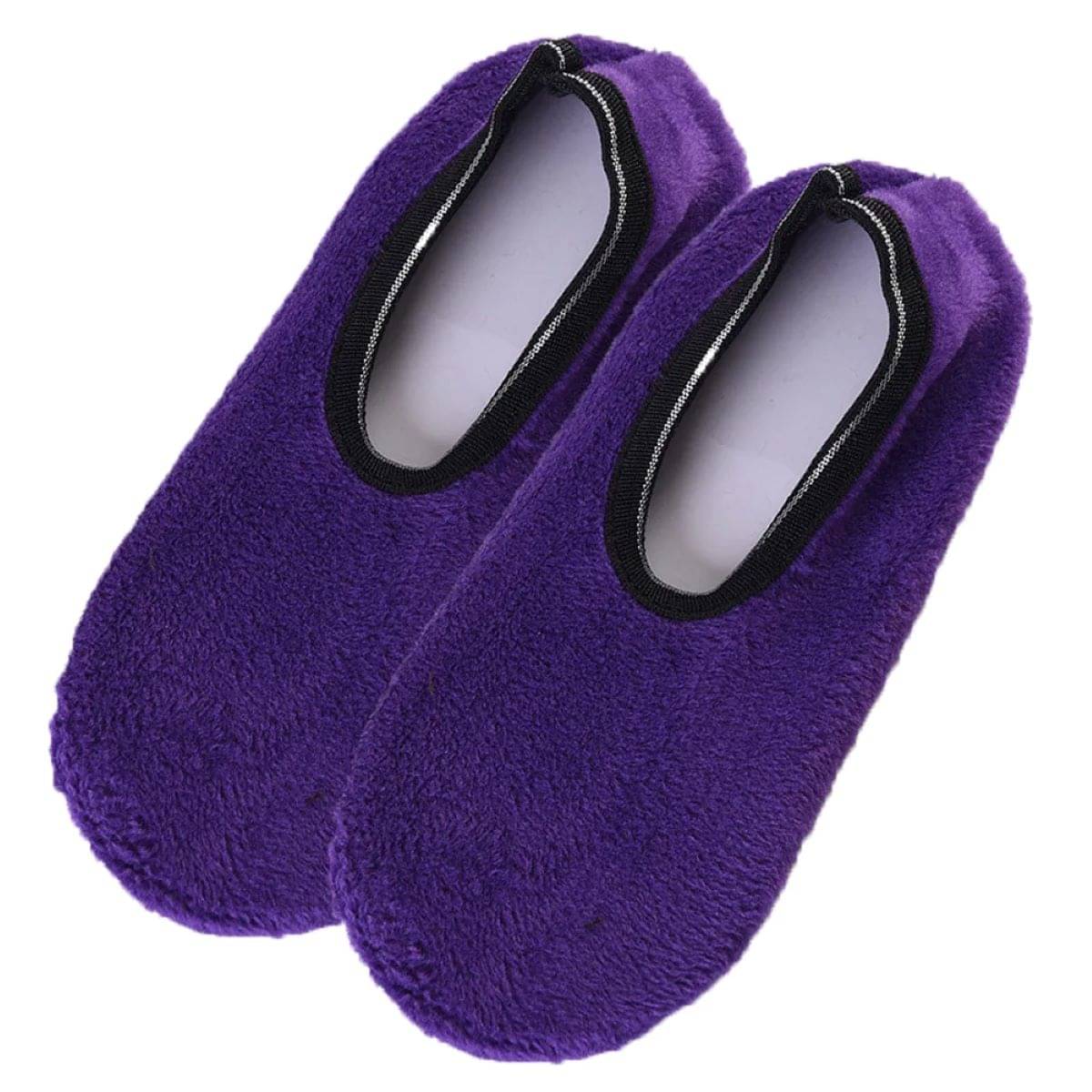 Infispace Pack of 1 Women's Microfibre Anti-Skid ( Purple ) Infispace Pack of 1 Women's Microfibre Anti-Skid ( Purple )