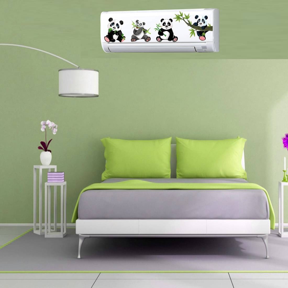    			Inkfence Air Conditioner Sticker Animals ( 24 x 91 cms )