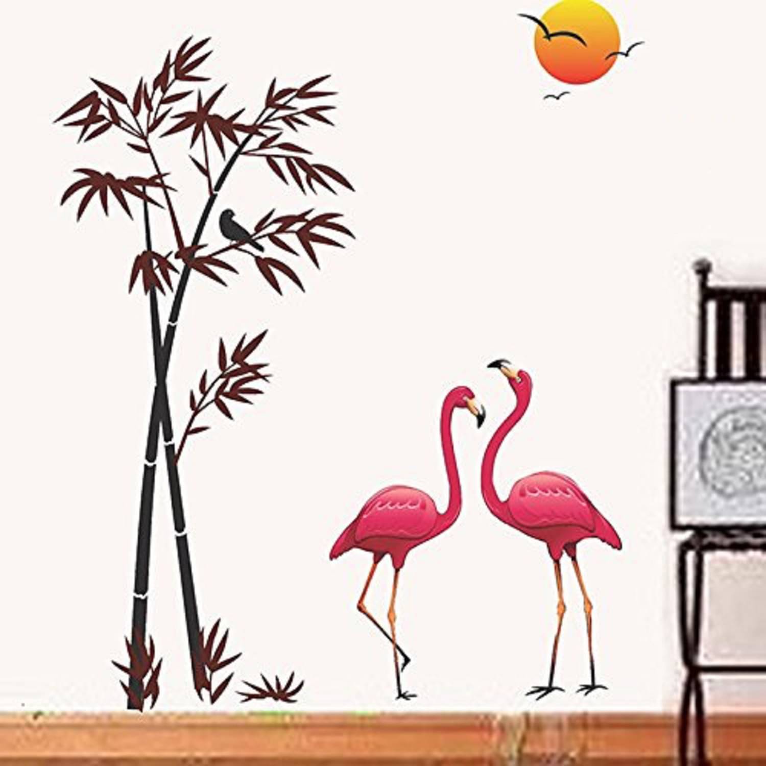     			Inkfence Wall Sticker Birds ( 101 x 80 cms )