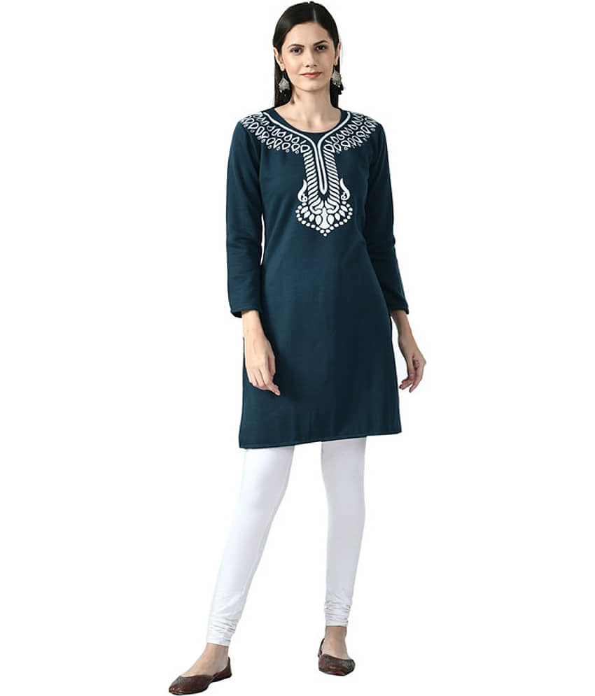 Woollen Short Kurti For Women (Pack of 1) - Kurtis, Tunics | Buy online on ZillyBuy