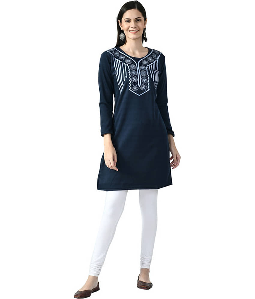 Woollen Short Kurti For Women (Pack of 1) - Kurtis, Tunics | Buy online on ZillyBuy