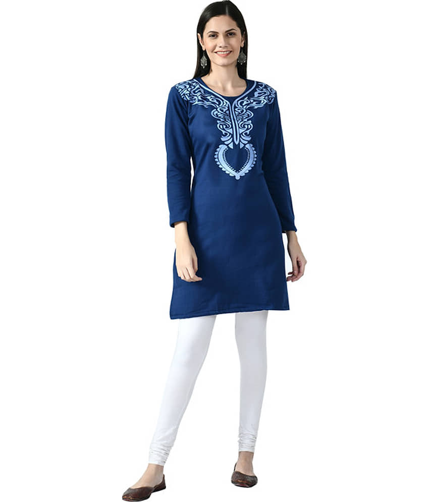 Woollen Short Kurti For Women (Pack of 1) - Kurtis, Tunics | Buy online on ZillyBuy