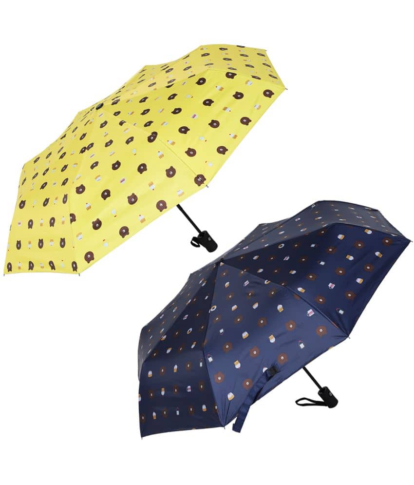 KEKEMI Navy 3 Fold Umbrella