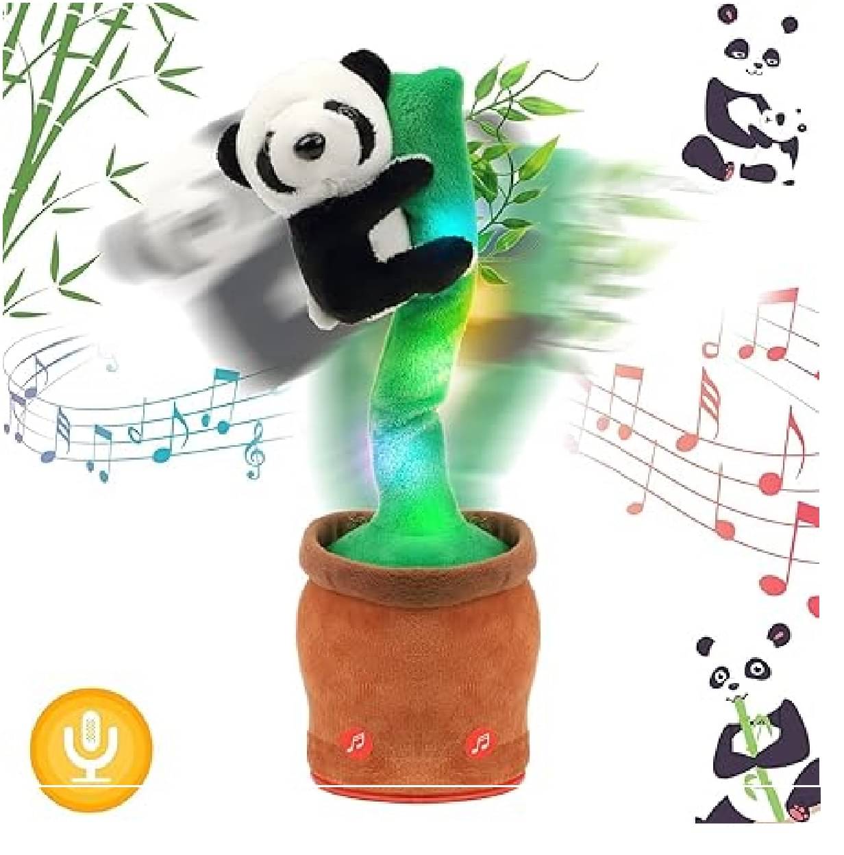 Kidsaholic Rechargeable Electronic Dancing Bear Bamboo Cactus Toy with Lighting,Singing Cactus Recording and Repeat Your Words (Free Subscription of Kids Educational worksheets) Kidsaholic Rechargeable Electronic Dancing Bear Bamboo Cactus Toy with Lighting,Singing Cactus Recording and Repeat Your Words (Free Subscription of Kids Educational worksheets)