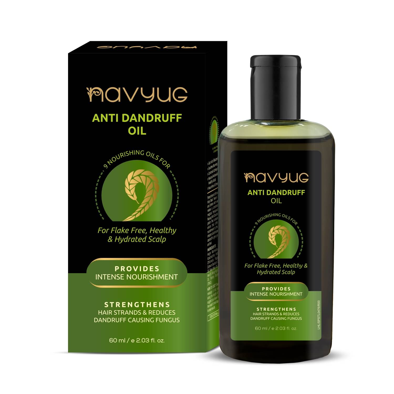     			Leeford Navyug Anti-Dandruff Hair Oil | Reduces Dandruff & Nourishes Scalp | 60ml