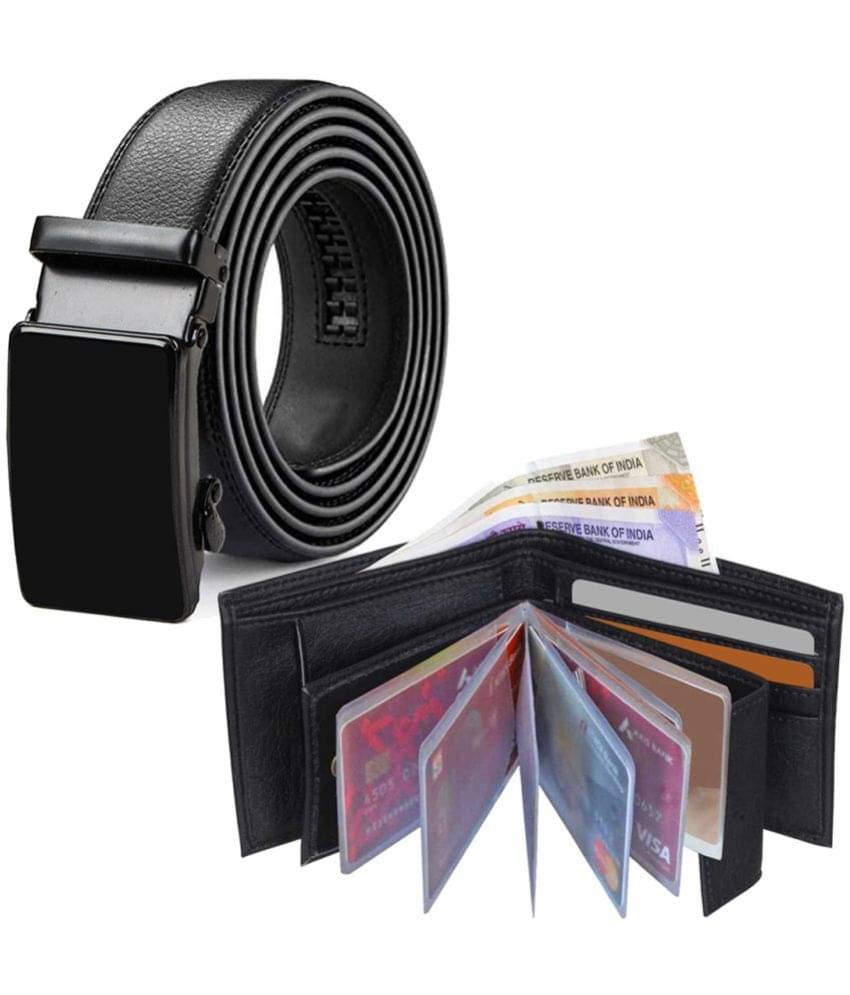     			Loopa - PU Men's Belts Wallets Set ( Pack of 1 )