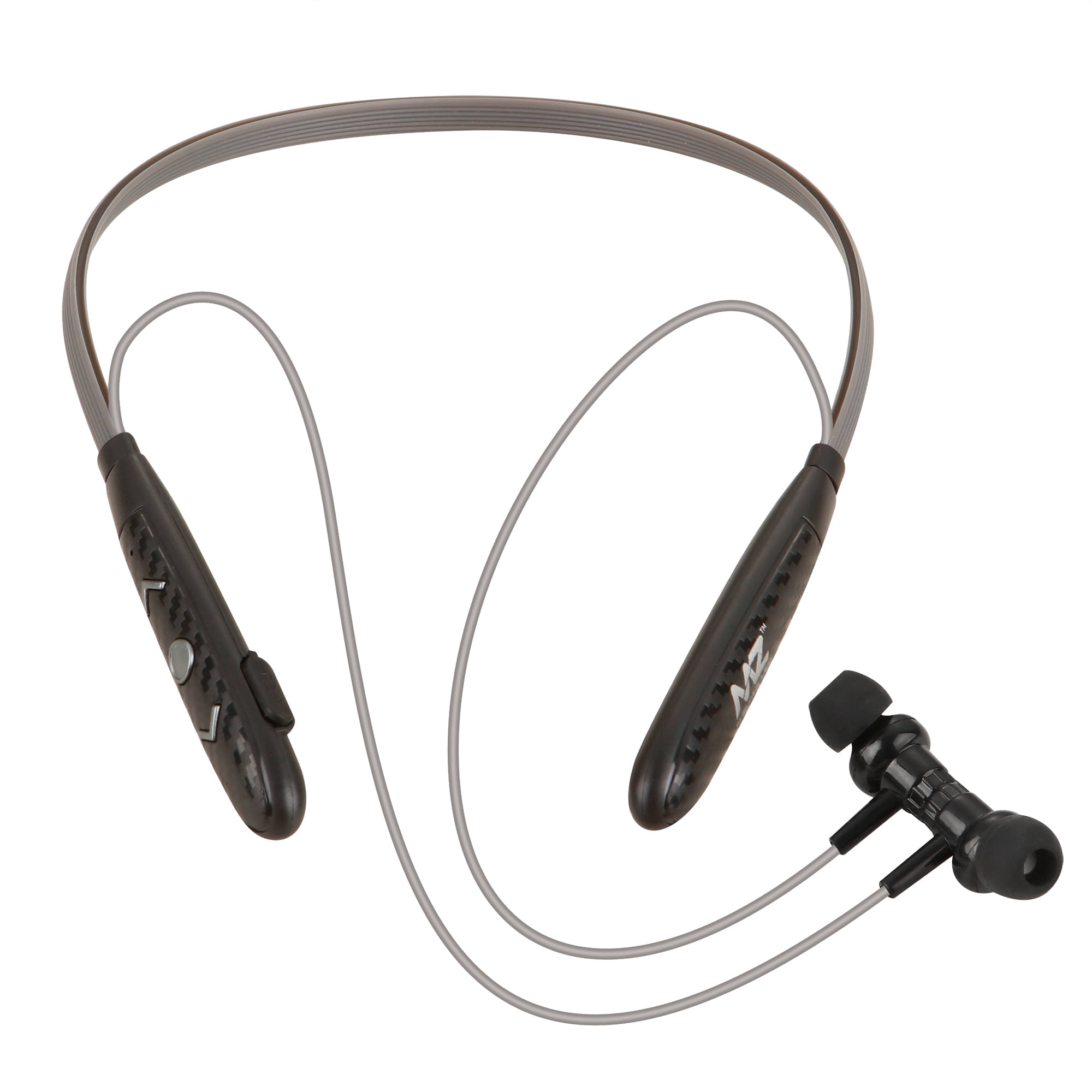 MZ In-the-ear Bluetooth Headset with Upto 25h Talktime Noise Cancellation - Grey MZ In-the-ear Bluetooth Headset with Upto 25h Talktime Noise Cancellation - Grey