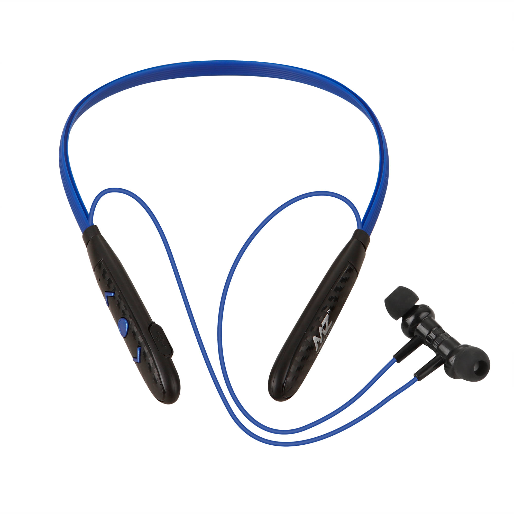 MZ In-the-ear Bluetooth Headset with Upto 25h Talktime Noise Cancellation - Blue MZ In-the-ear Bluetooth Headset with Upto 25h Talktime Noise Cancellation - Blue