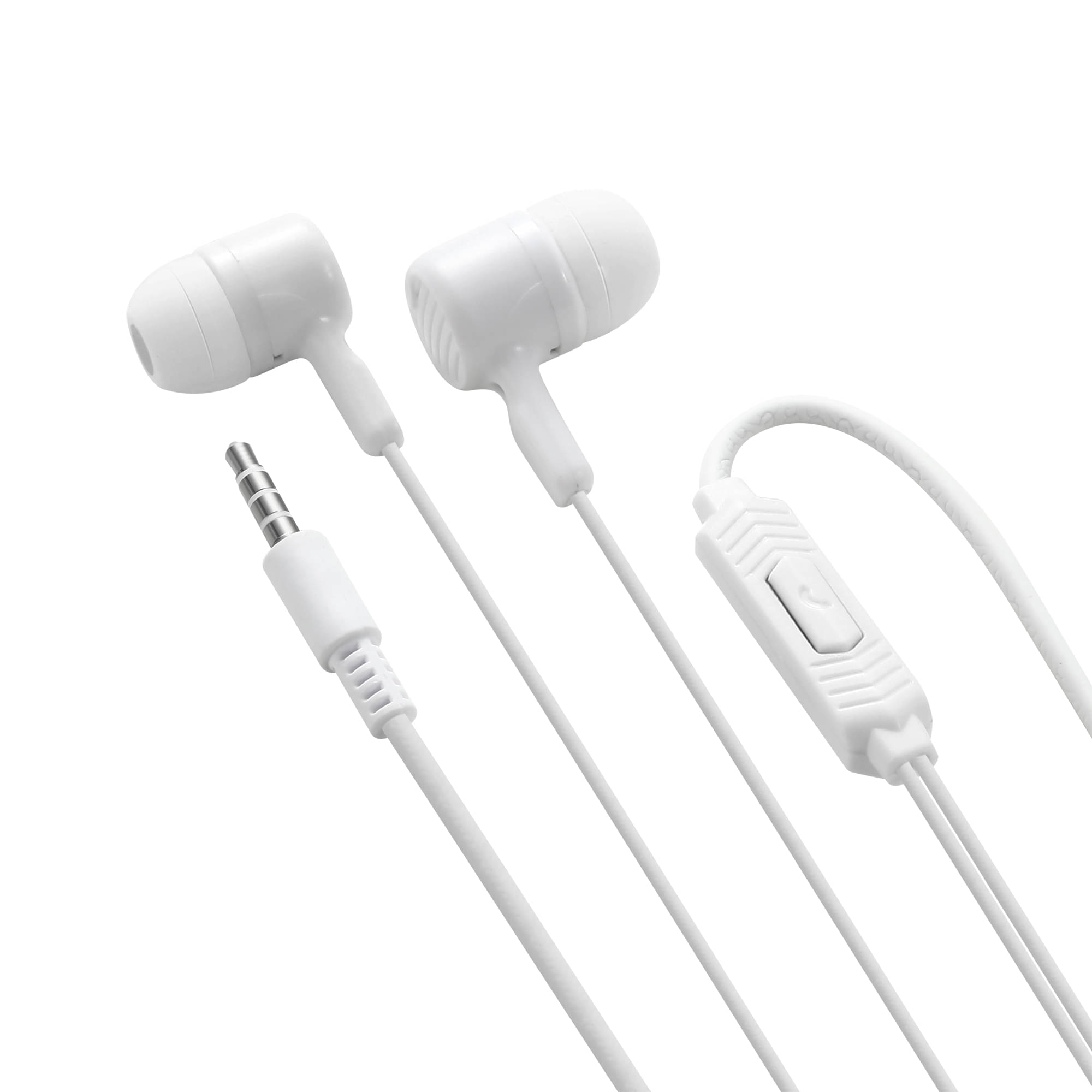     			MZ M103 3.5 mm Wired Earphone In Ear Volume Controller White