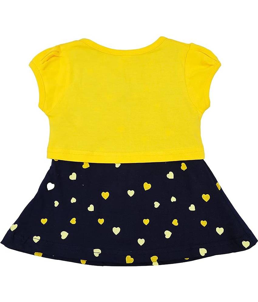 NammaBaby Pack of 1 Baby Girls Cotton Blend Dresses ( Yellow )