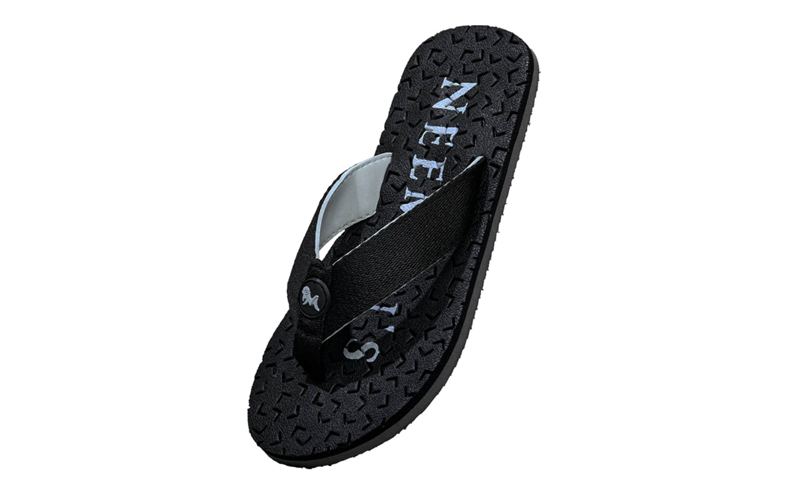     			Neemans Black Men's Thong Flip Flop
