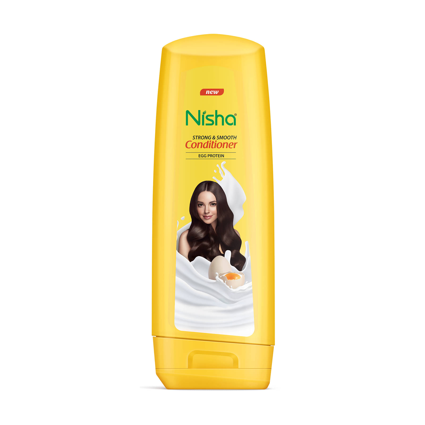 Nisha Conditioner for Strong & Smooth Hair, Egg Protein Conditioner for Dry and Frizzy Hair 180ml (Bottle) Nisha Conditioner for Strong & Smooth Hair, Egg Protein Conditioner for Dry and Frizzy Hair 180ml (Bottle)