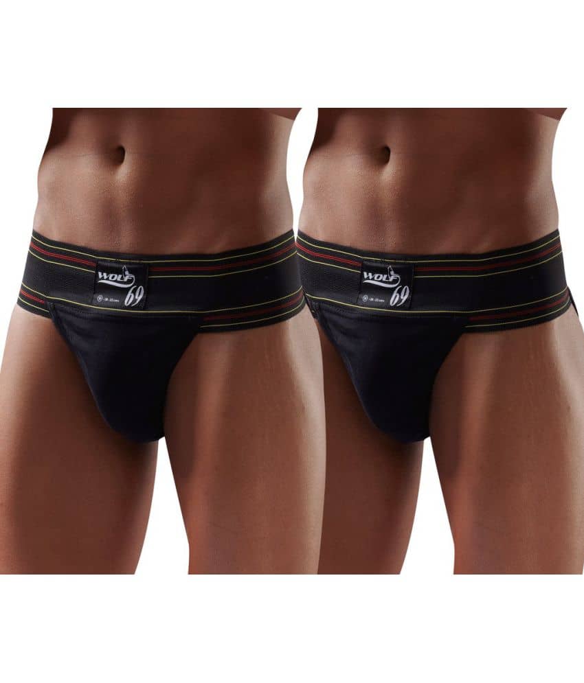 Omtex - Black Athletic Supporter ( Pack of 2 ) - Sports and Fitness Equipment | Buy online on ZillyBuy