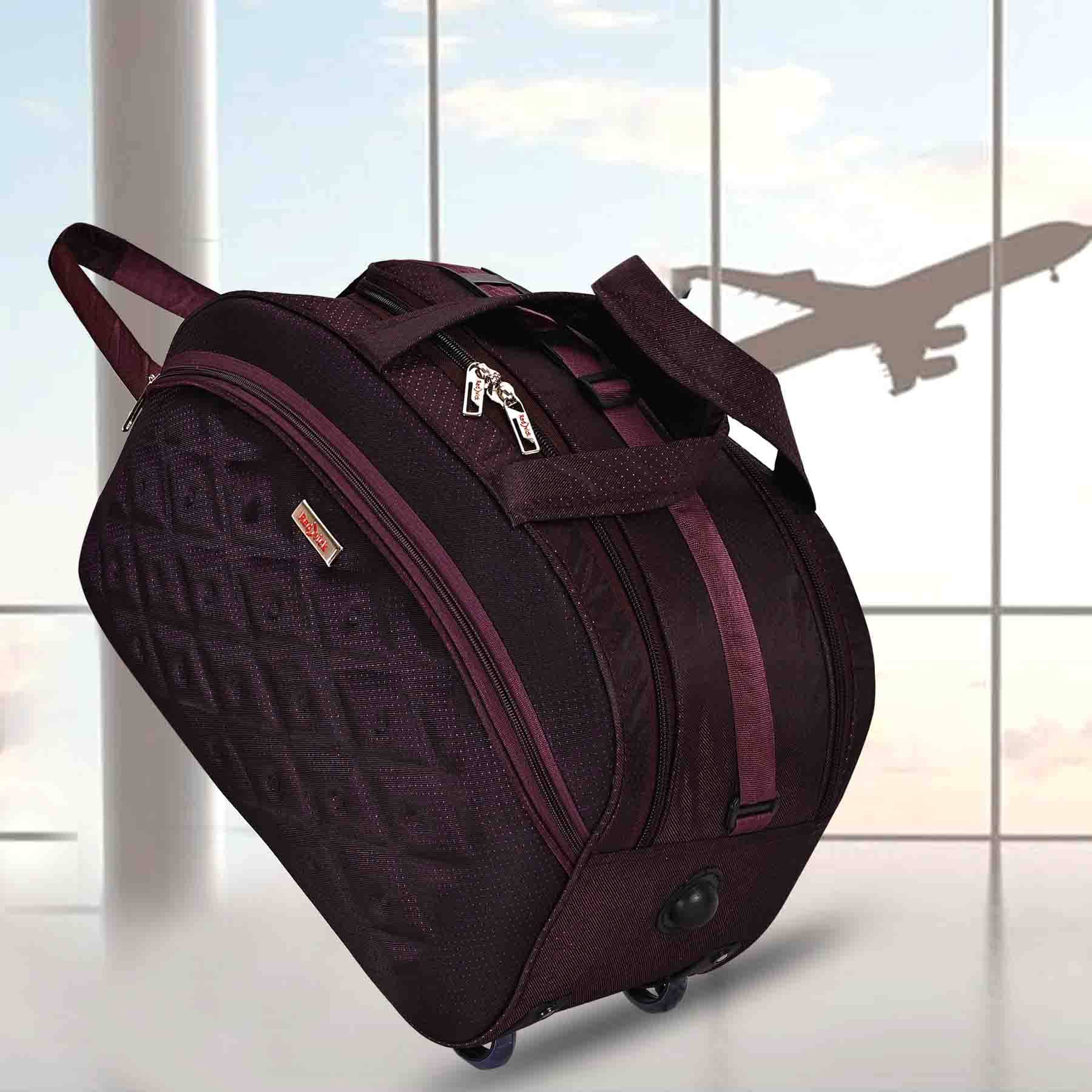     			Red vick 20 Ltrs Purple Polyester Duffle Trolley