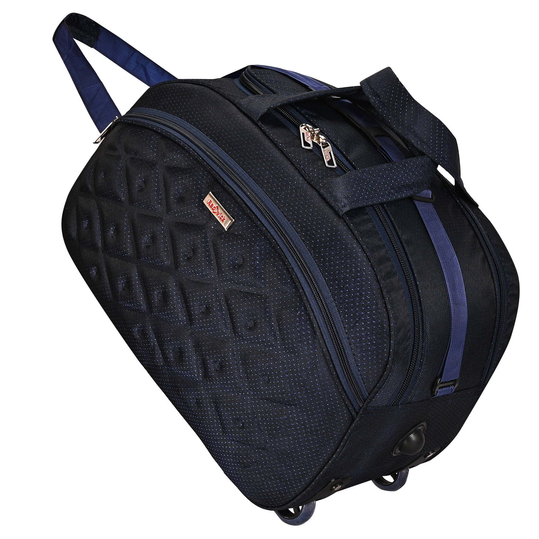     			Red vick 24 Ltrs Blue Polyester Duffle Trolley