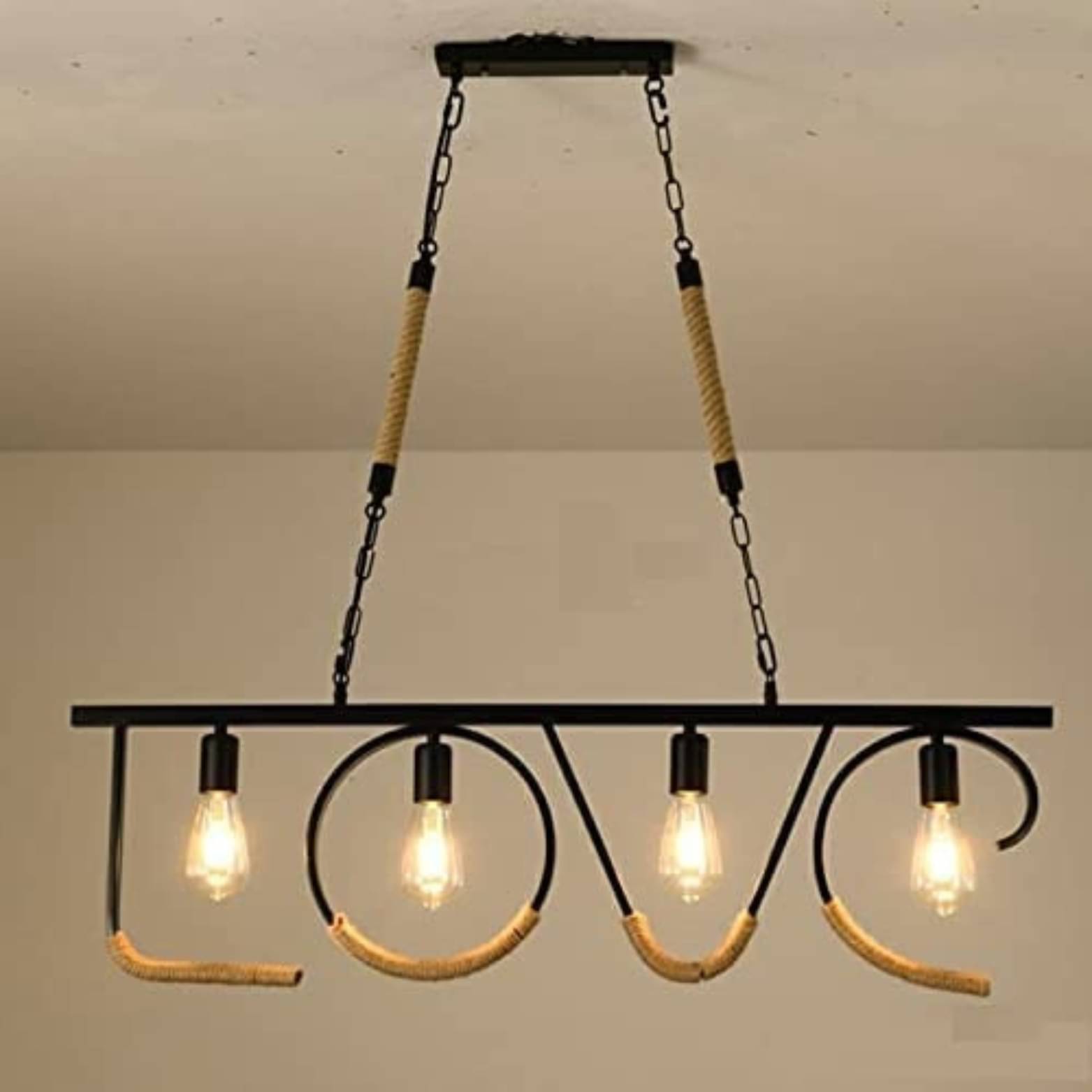     			SPARKWORLD Metal Hanging Light Black - Pack of 1
