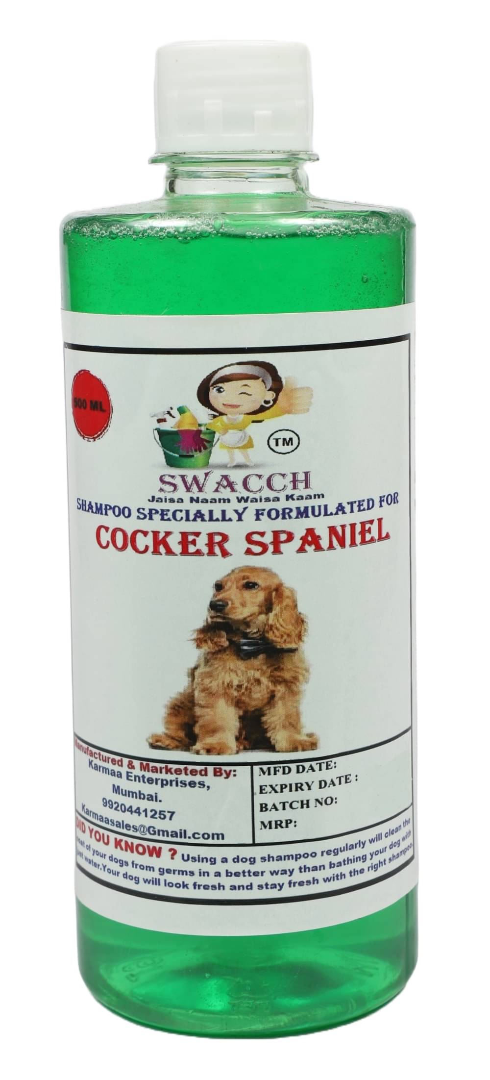 SWACCH Dog Shampoo ( 0.5 L ) SWACCH Dog Shampoo ( 0.5 L )