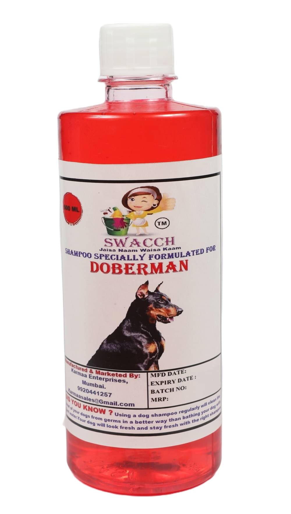     			SWACCH Dog Shampoo ( 0.5 L )