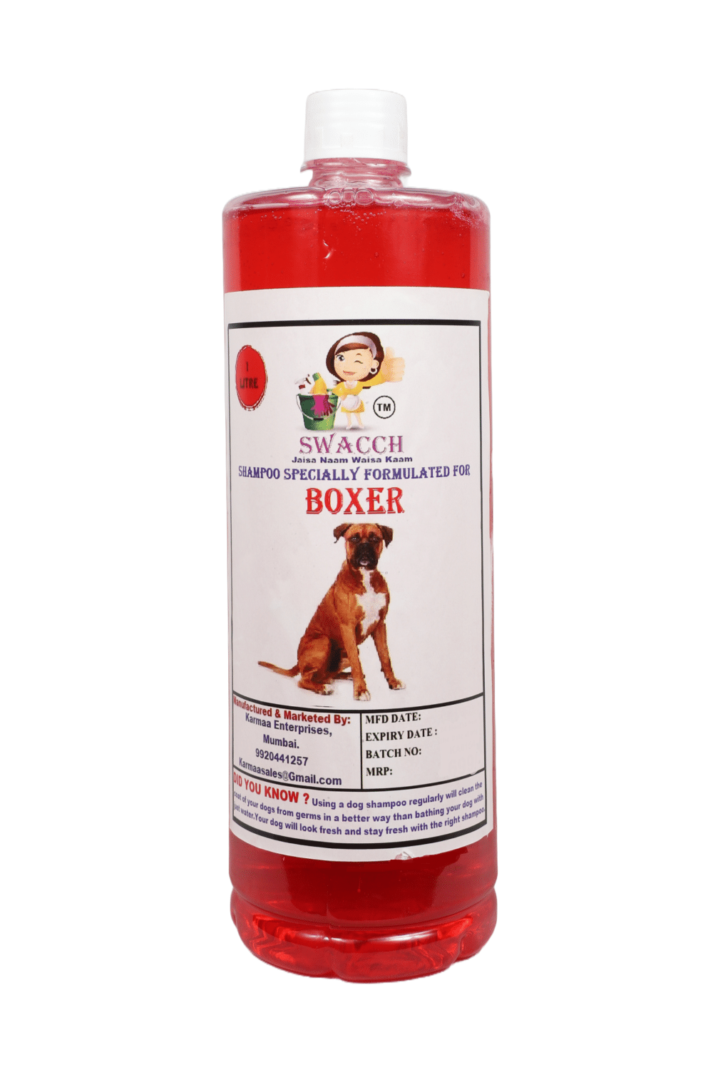     			SWACCH Dog Shampoo ( 1 L )