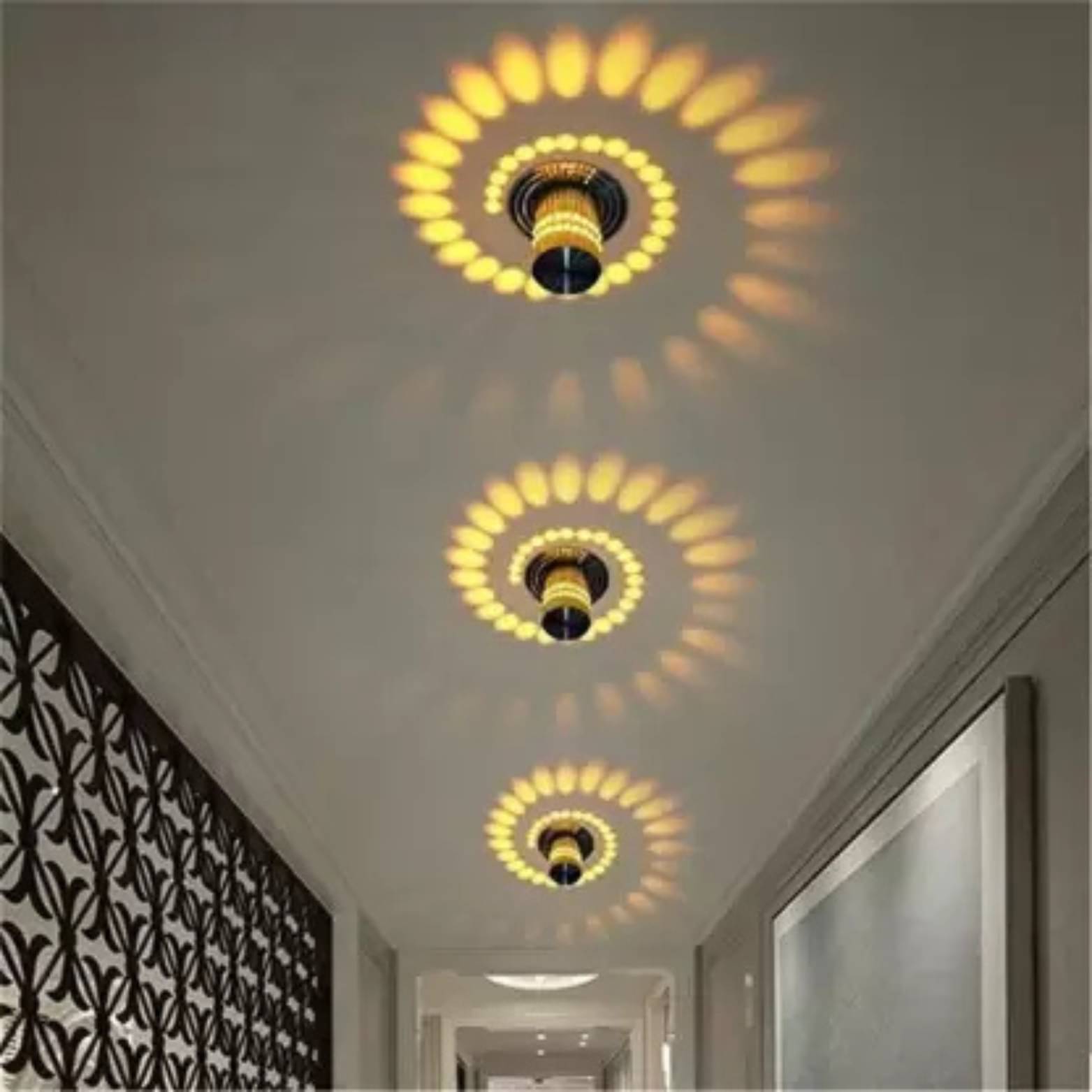 Spark World Metal Ceiling Light Silver - Pack of 1 Spark World Metal Ceiling Light Silver - Pack of 1