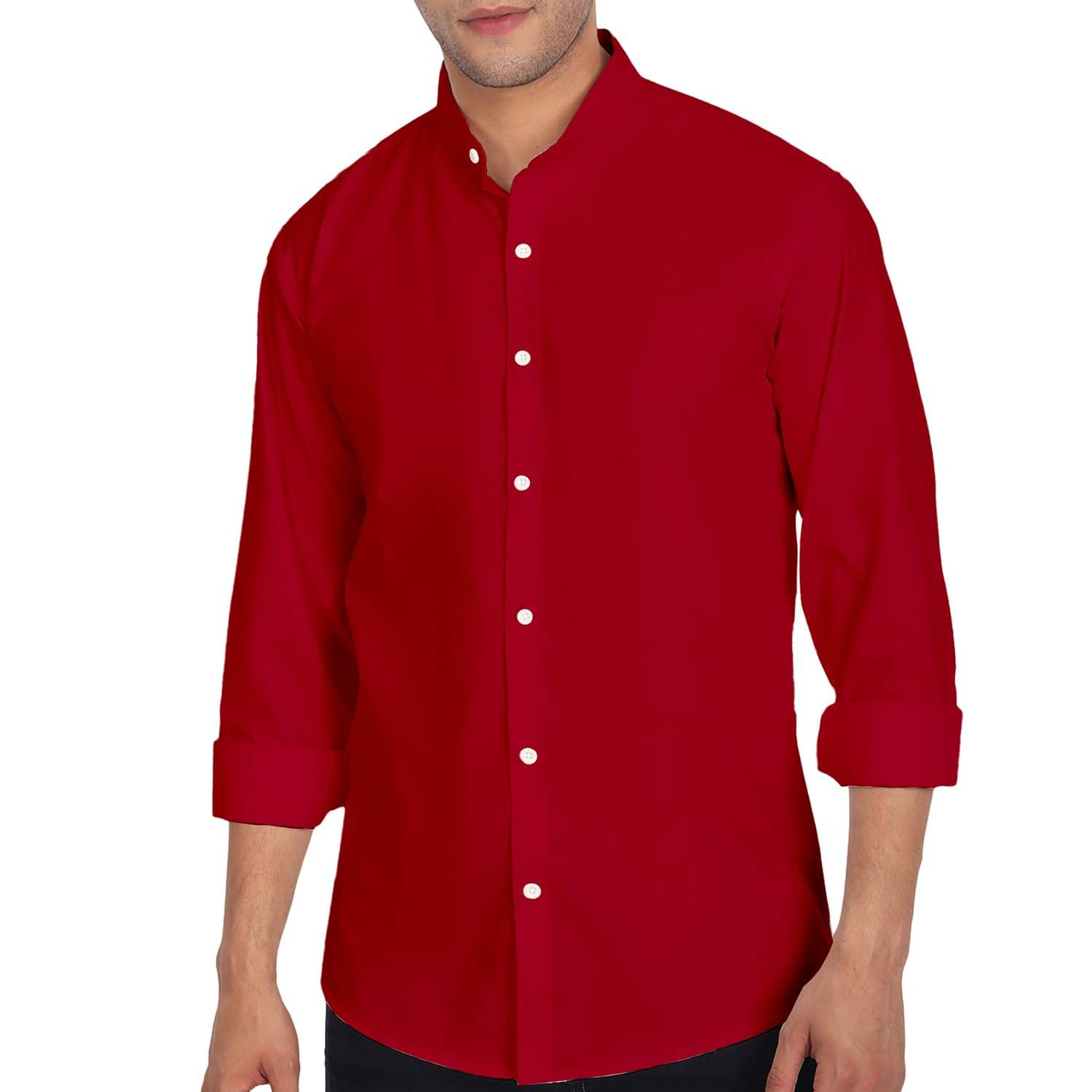 Vida Loca Cotton Blend Slim Fit Solids Full Sleeves Men's Casual Shirt - Light Pink ( Pack of 1 )     			Vida Loca Cotton Blend Slim Fit Solids Full Sleeves Men's Casual Shirt - Light Pink ( Pack of 1 )