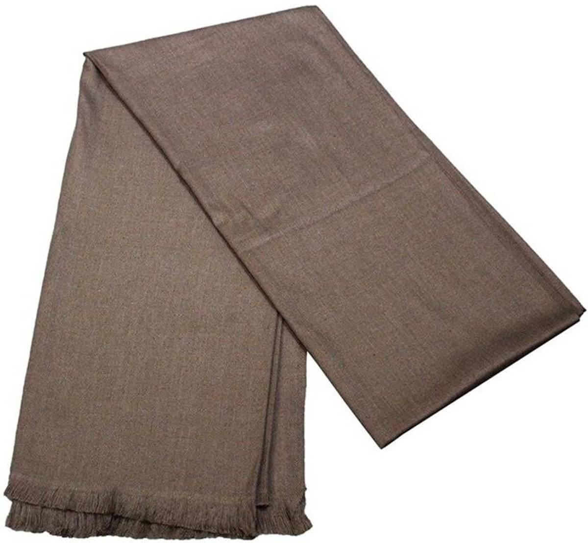     			Vrinde Grey Solid Shawl - ( Pack of 1 )