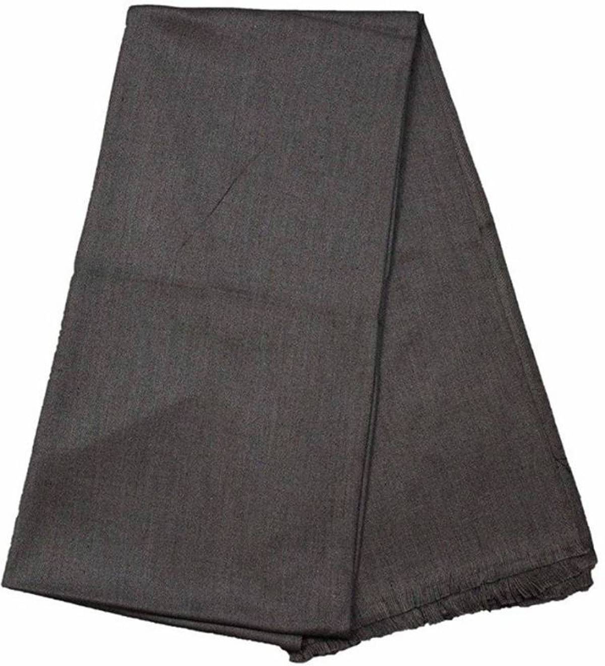 Vrinde Grey Solid Shawl - ( Pack of 1 ) Vrinde Grey Solid Shawl - ( Pack of 1 )