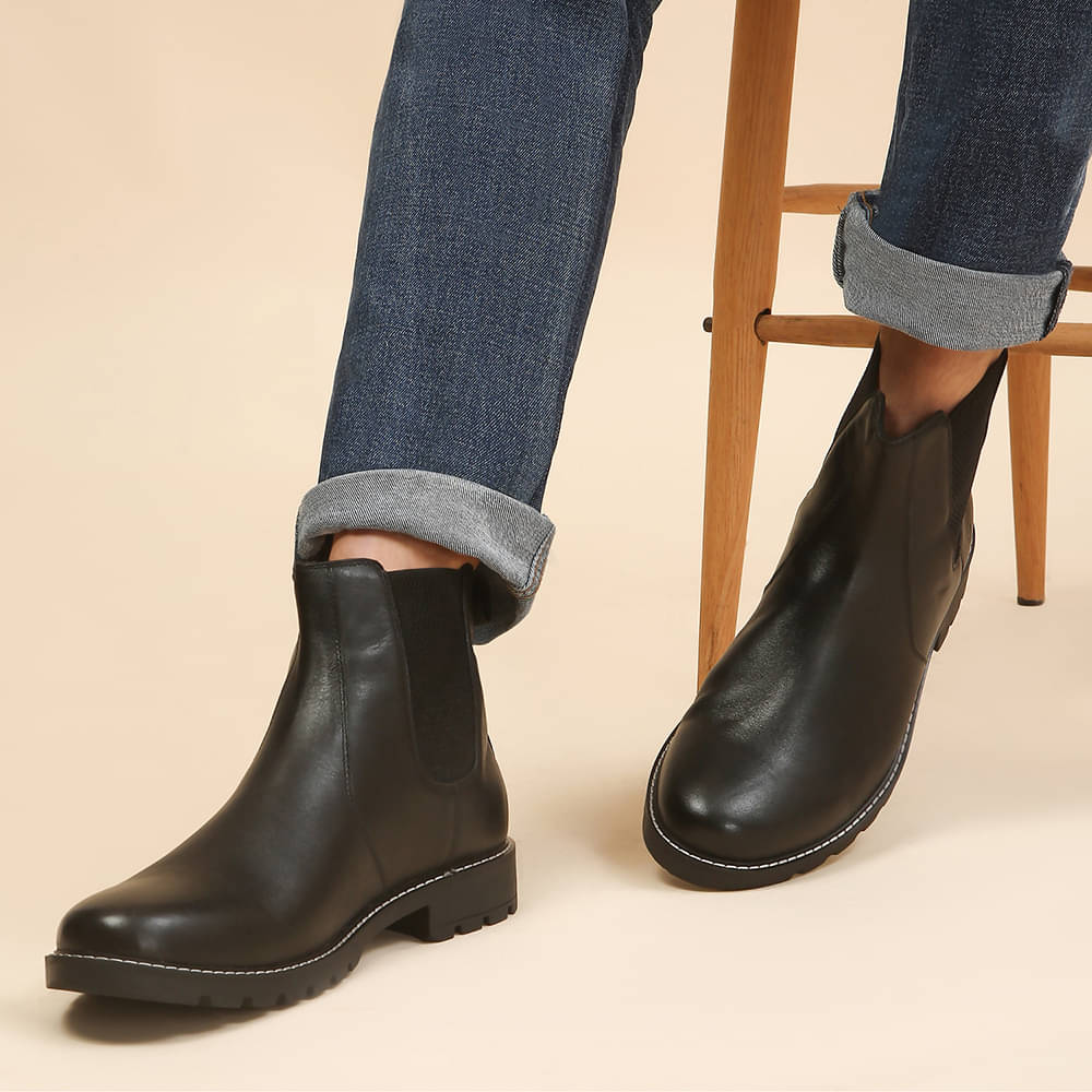 Yoho Black Men's Chelsea Boots Yoho Black Men's Chelsea Boots